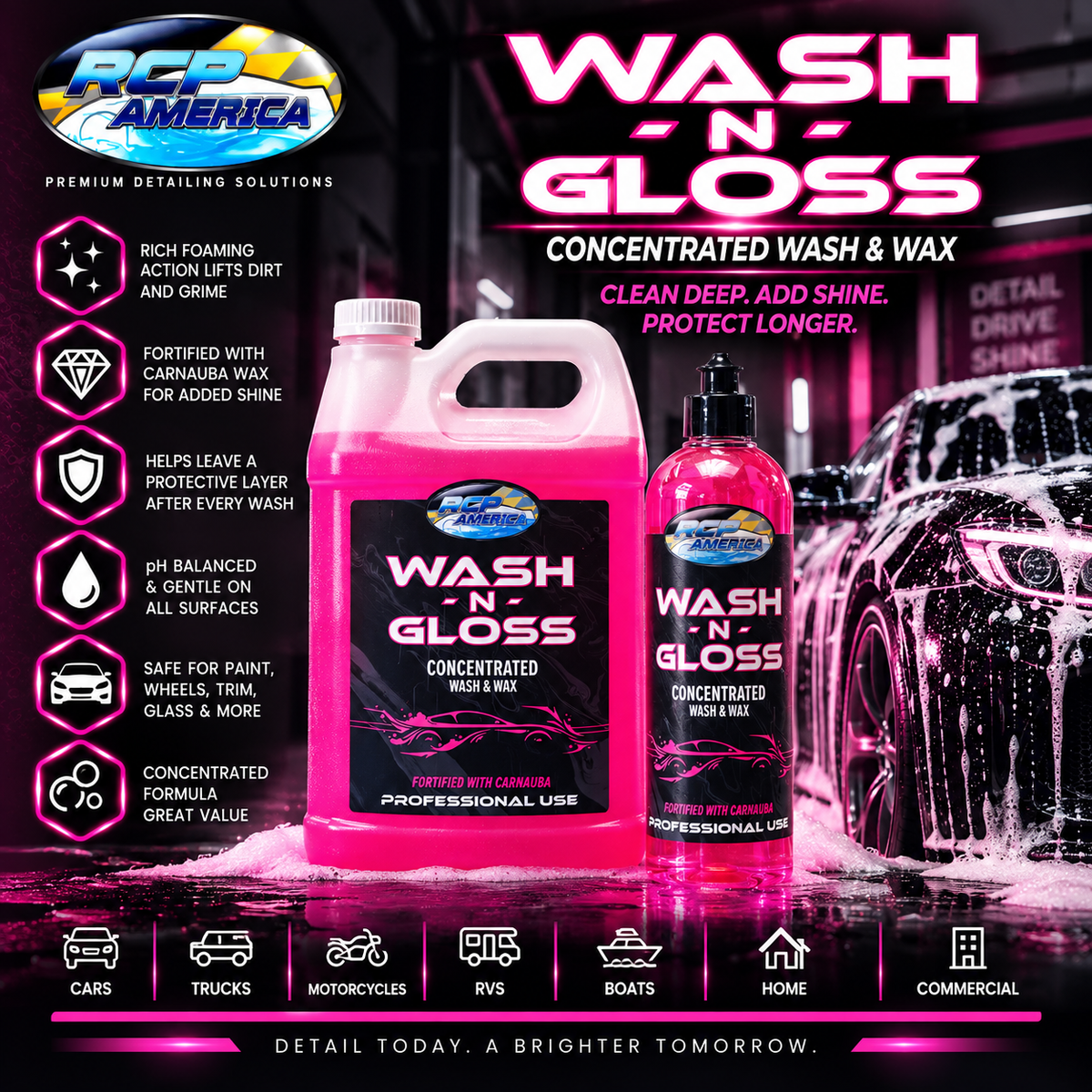 RCP Wash N Gloss Wash & Wax