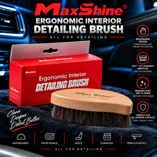 Maxshine Ergonomic Interior Detailing Brush