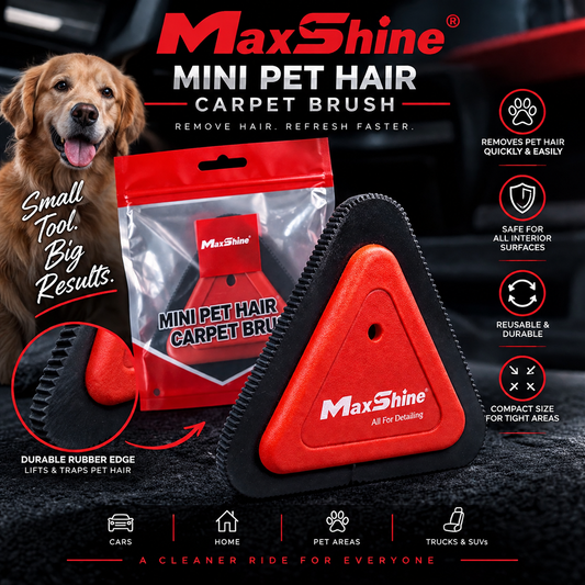 Maxshine Mini Pet Hair Car Carpet Brush